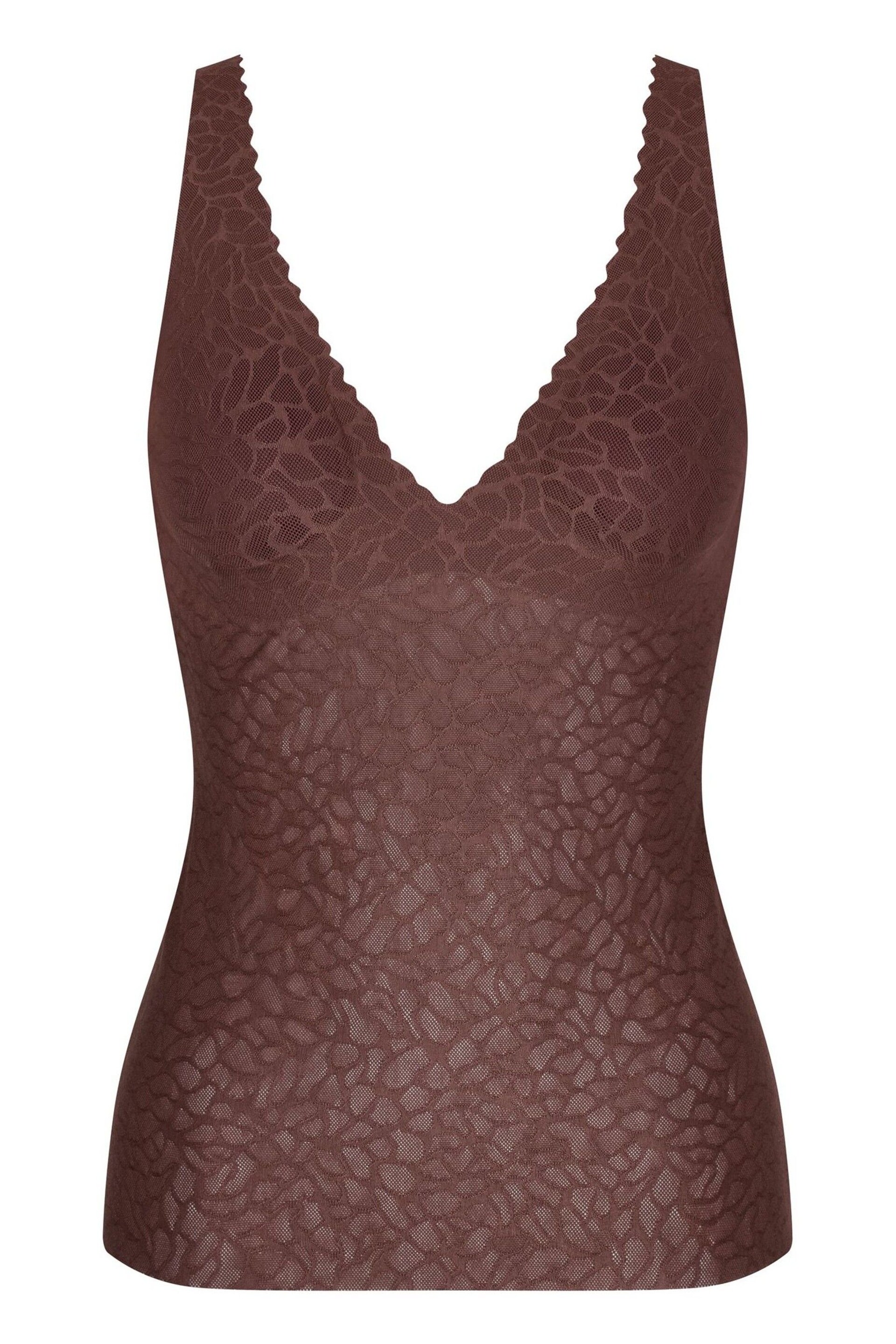 Sloggi Zero Feel Lace 2.0 Non Wired Bra Vest Top - Image 5 of 5