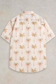 White Stuff Natural Palm Tree Printed Shirt - Image 6 of 7