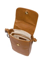 Conkca Buzz Leather Cross-Body Phone Bag - Image 4 of 5