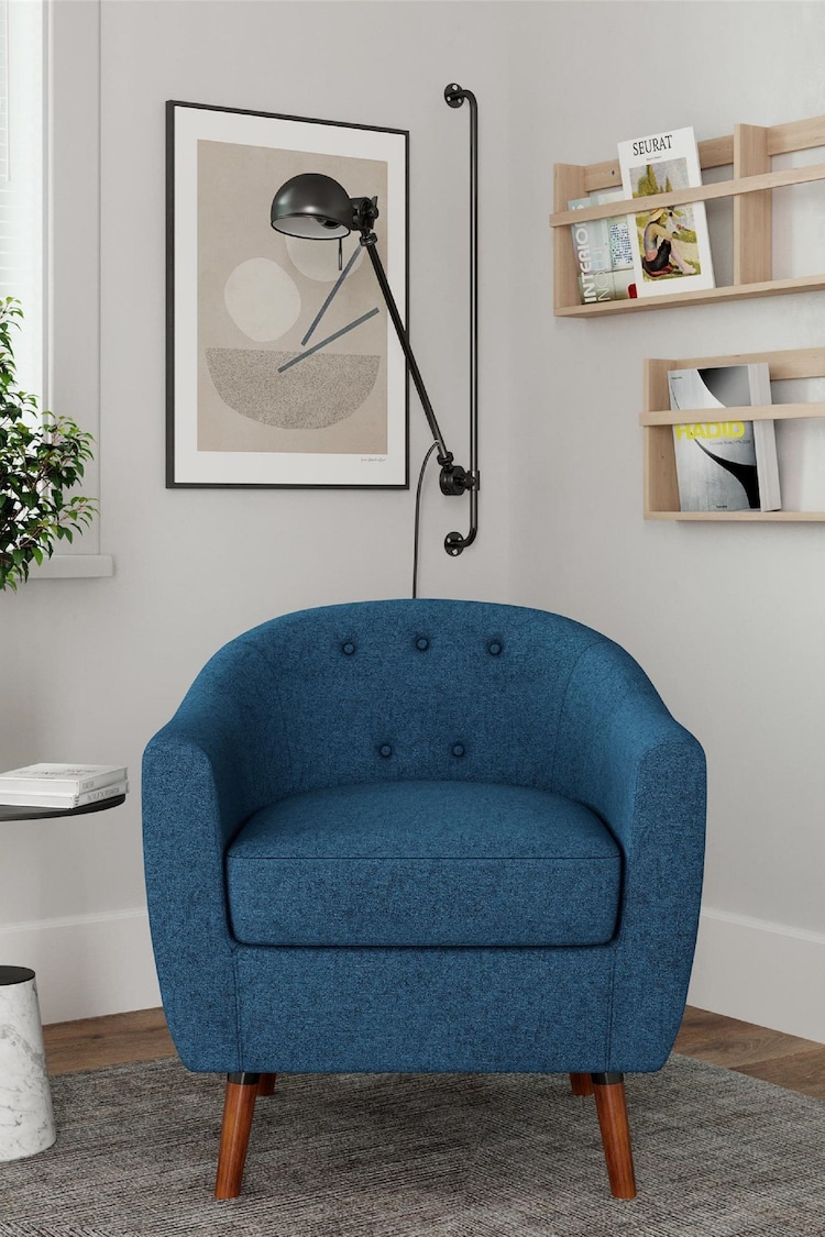 Dorel Home Blue Europe Brie Accent Chair - Image 1 of 4