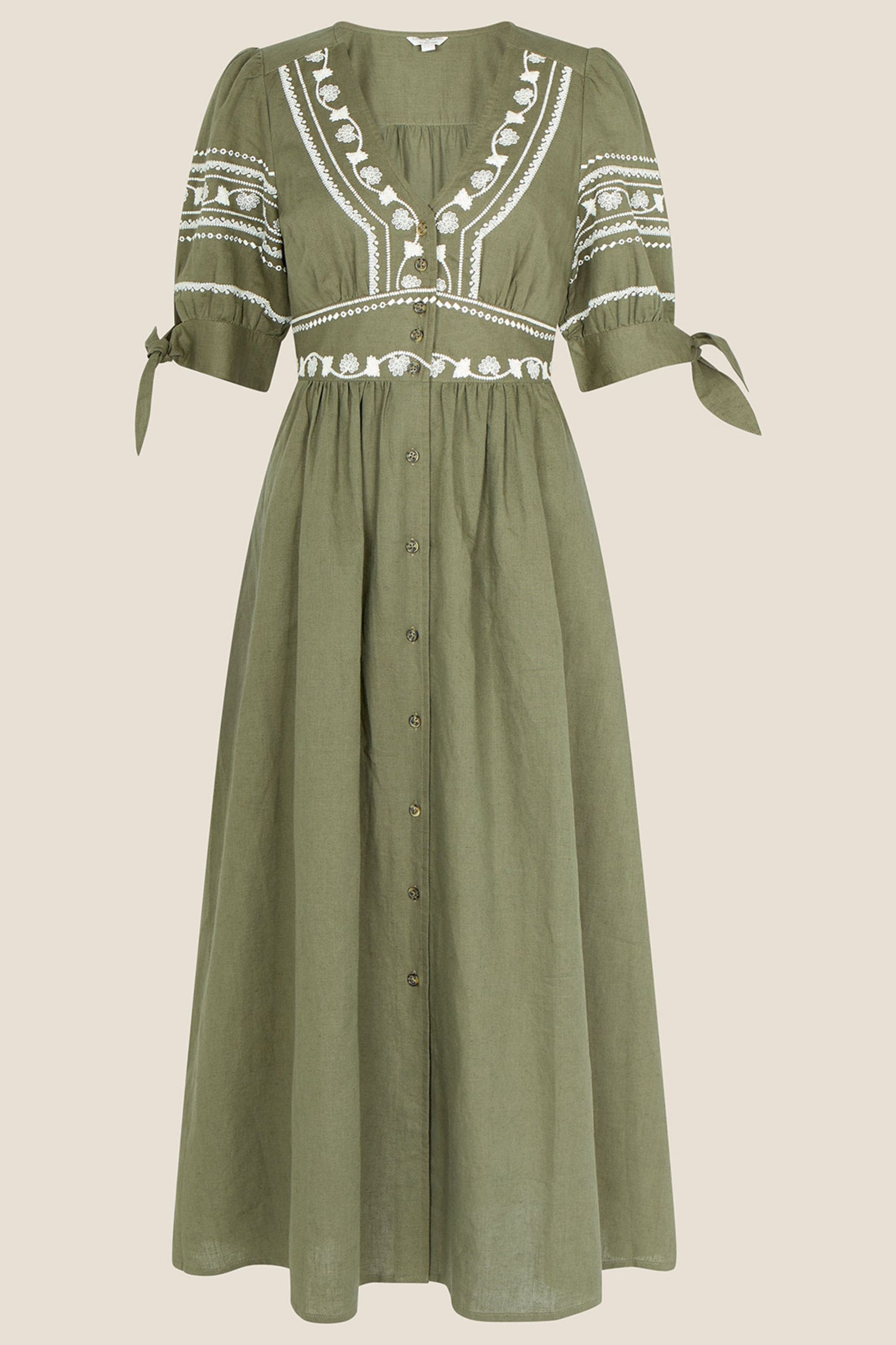 Monsoon khaki dress top