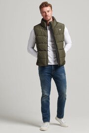 Superdry Green Sports Padded Gilet - Image 3 of 7