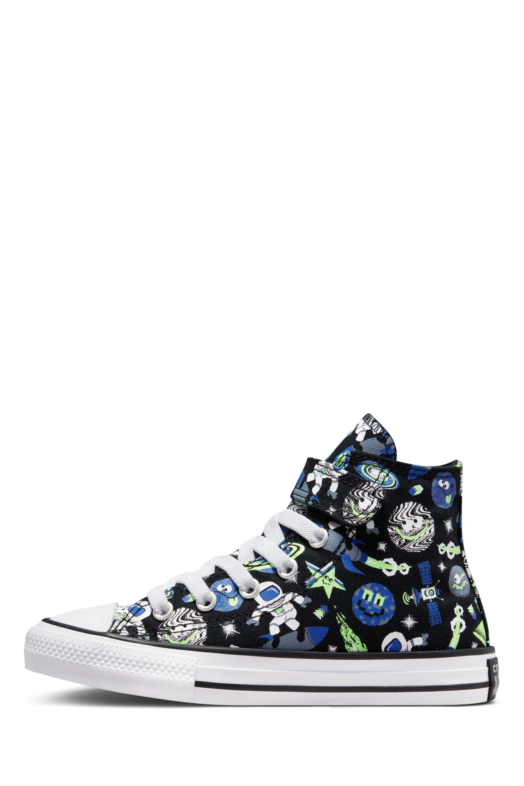 Buy Converse Black Print Print Space 1V High Top Junior Trainers from Next Ireland
