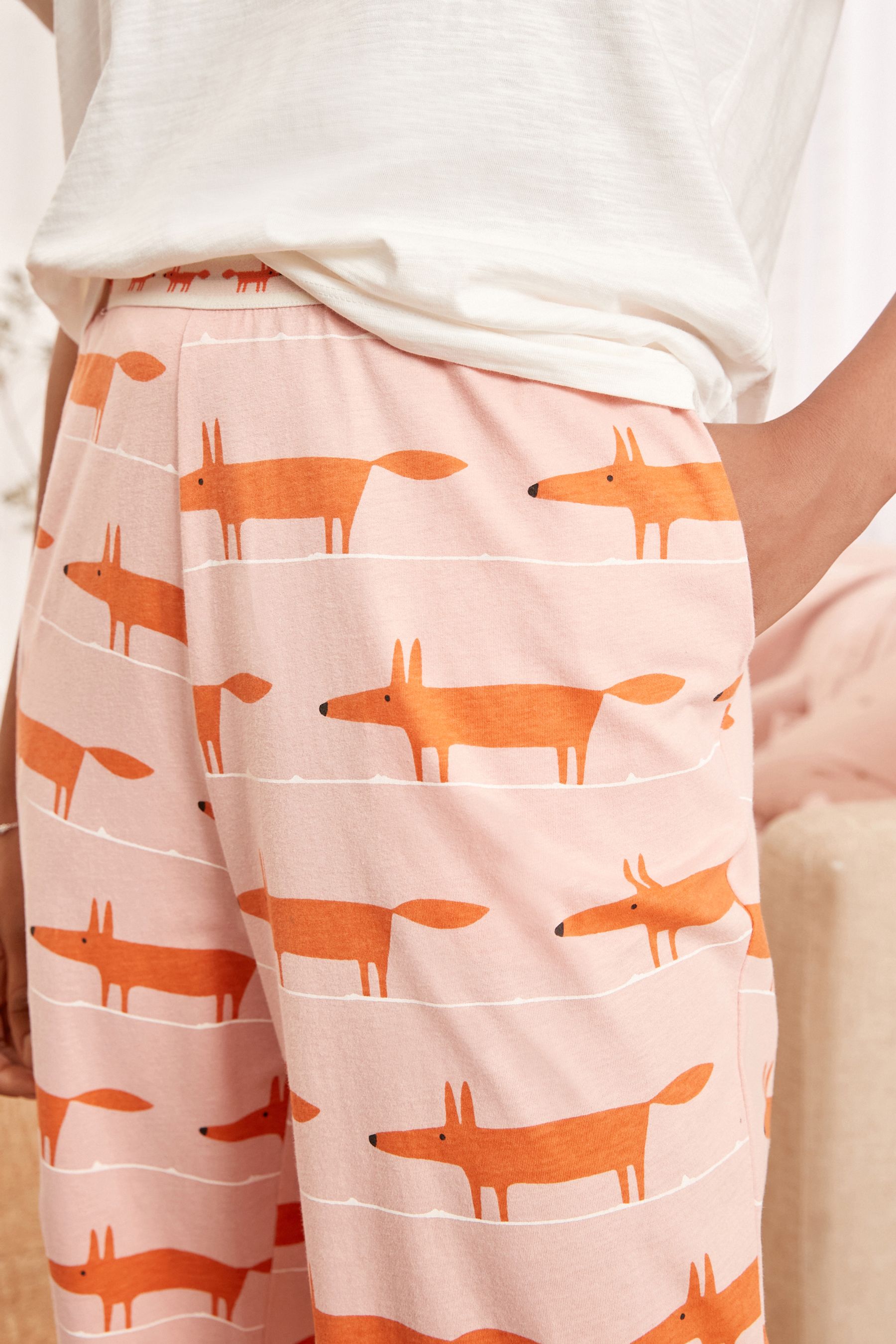 Buy Orange Mr Fox Scion At Next Cotton Pyjamas from Next Belgium