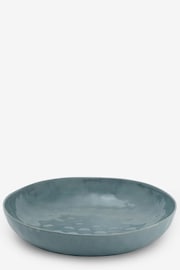Teal Blue Willow Serve Bowl - Image 4 of 4