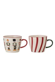Bloomingville Red Set of 2 Jolly Mugs - Image 2 of 2