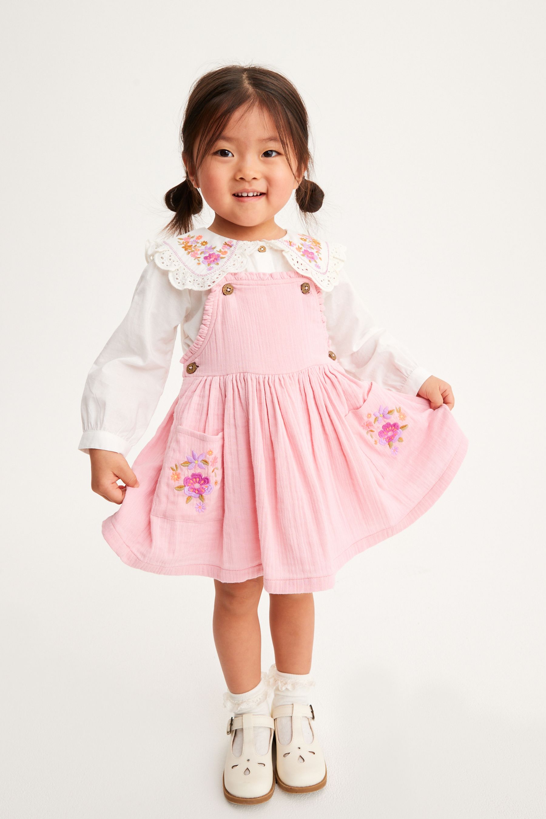 Next pink pinafore outlet