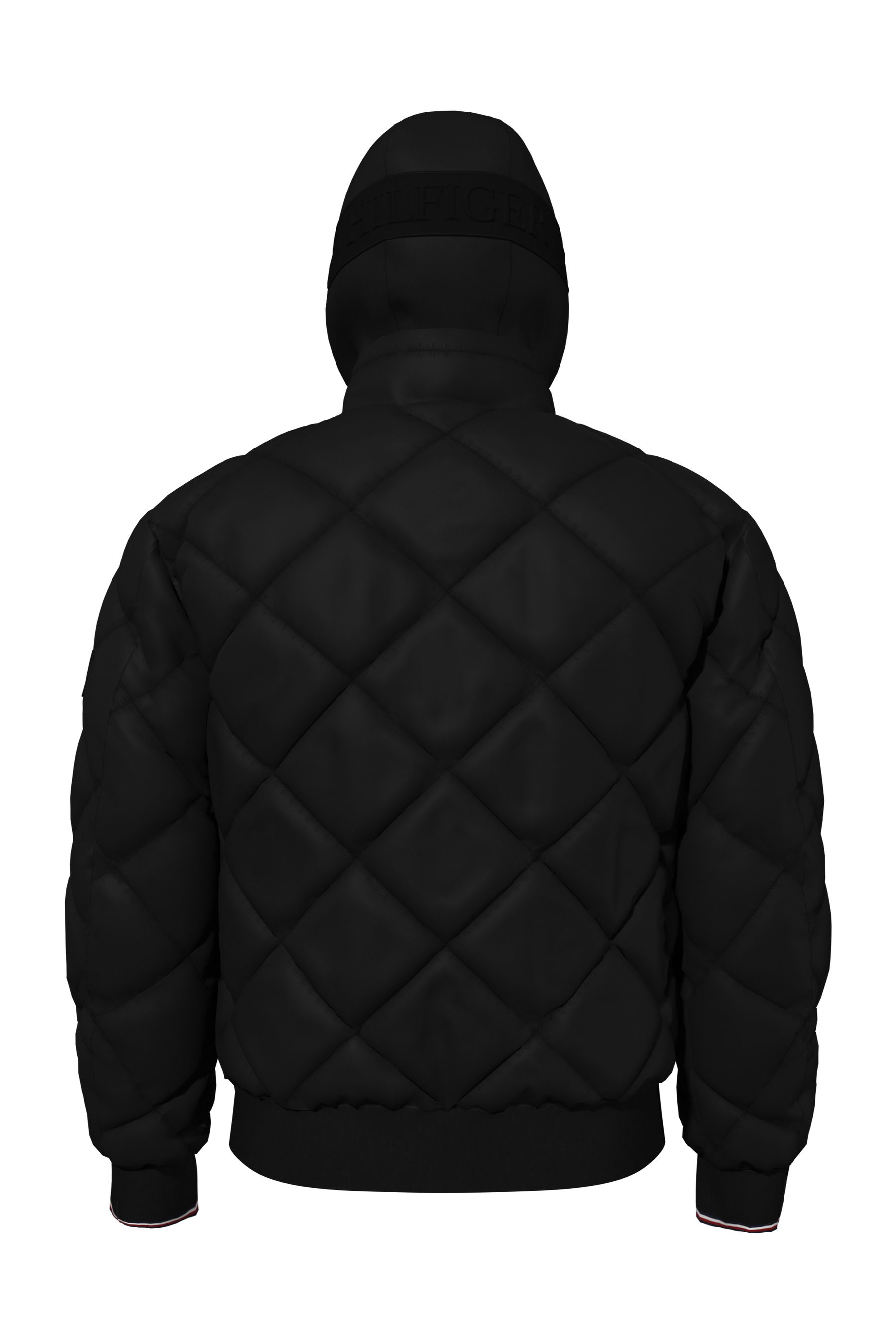 Buy Tommy Hilfiger Big And Tall Diamond Quilted Black Jacket from Next Luxembourg