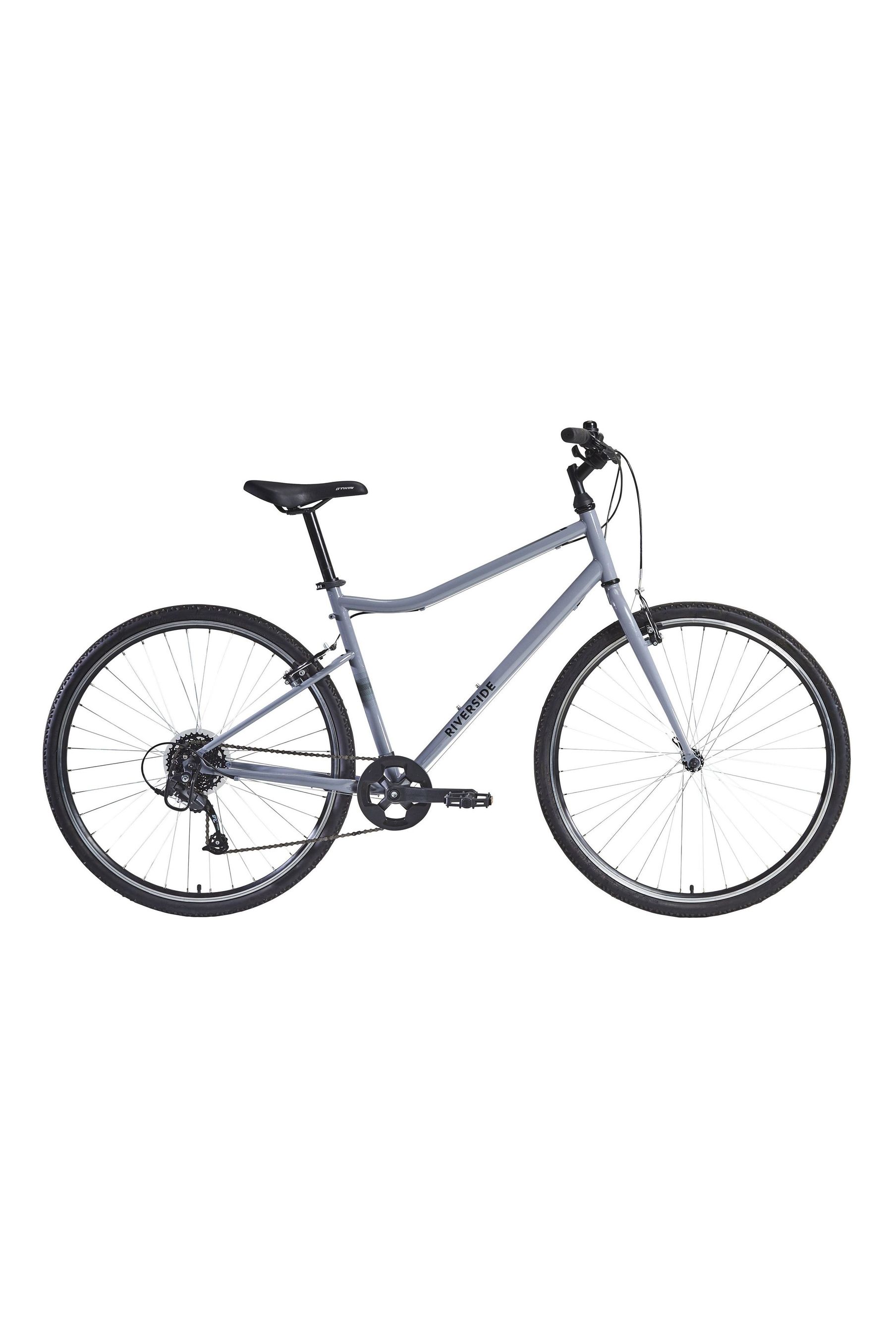 Buy Decathlon Grey Riverside 120 150 165 Cm Hybrid Bike from the Next UK online shop