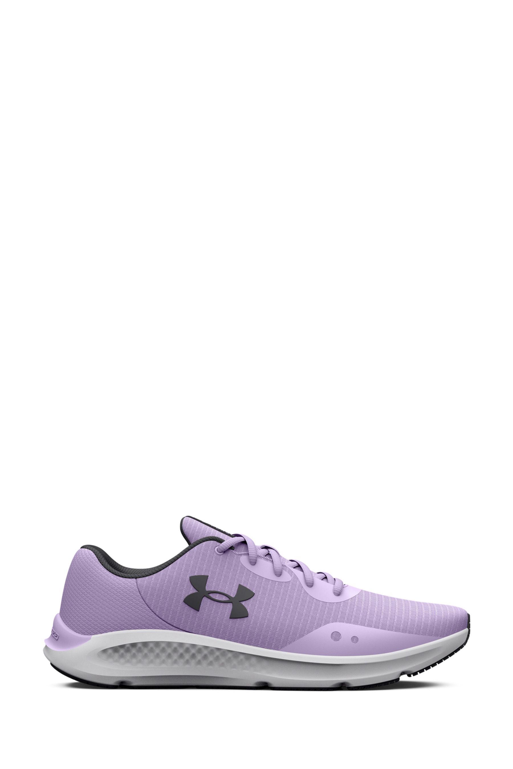 Purple under armour shoes deals