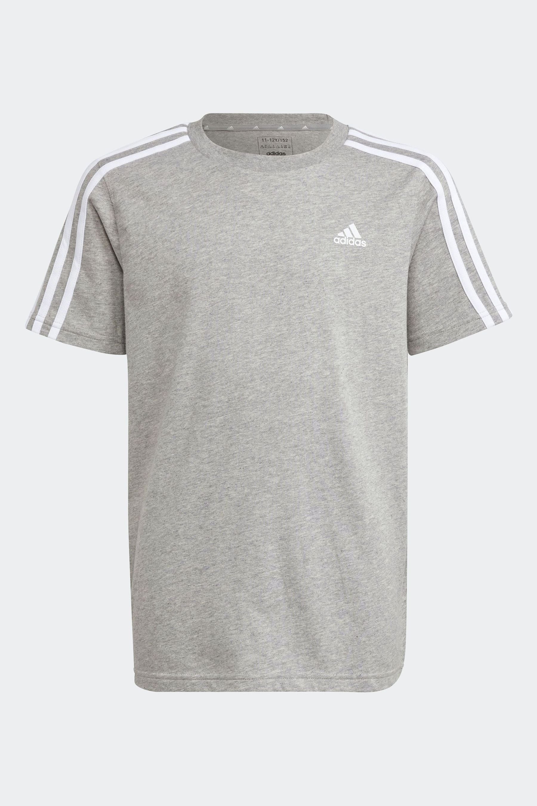 adidas Essentials 3 Stripes 100 Cotton T Shirt Next Ukraine