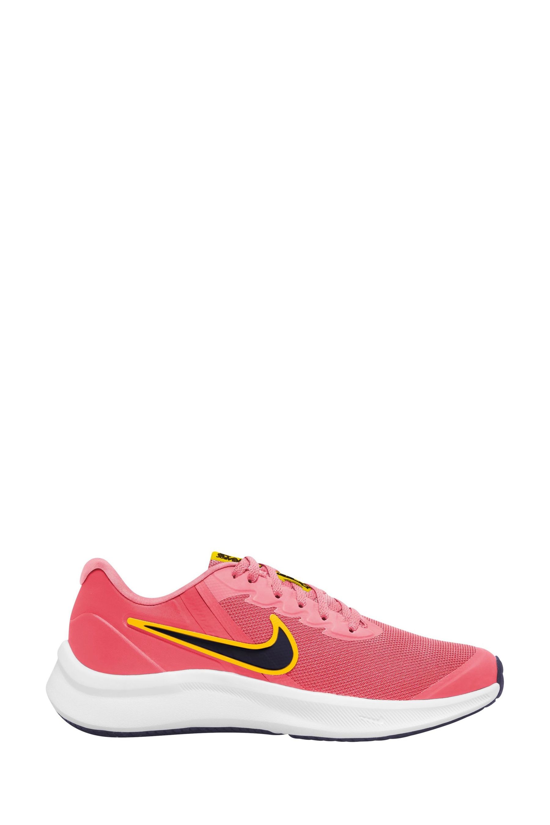 Buy Nike Coral Pink Star Runner 3 Youth Trainers from Next Luxembourg