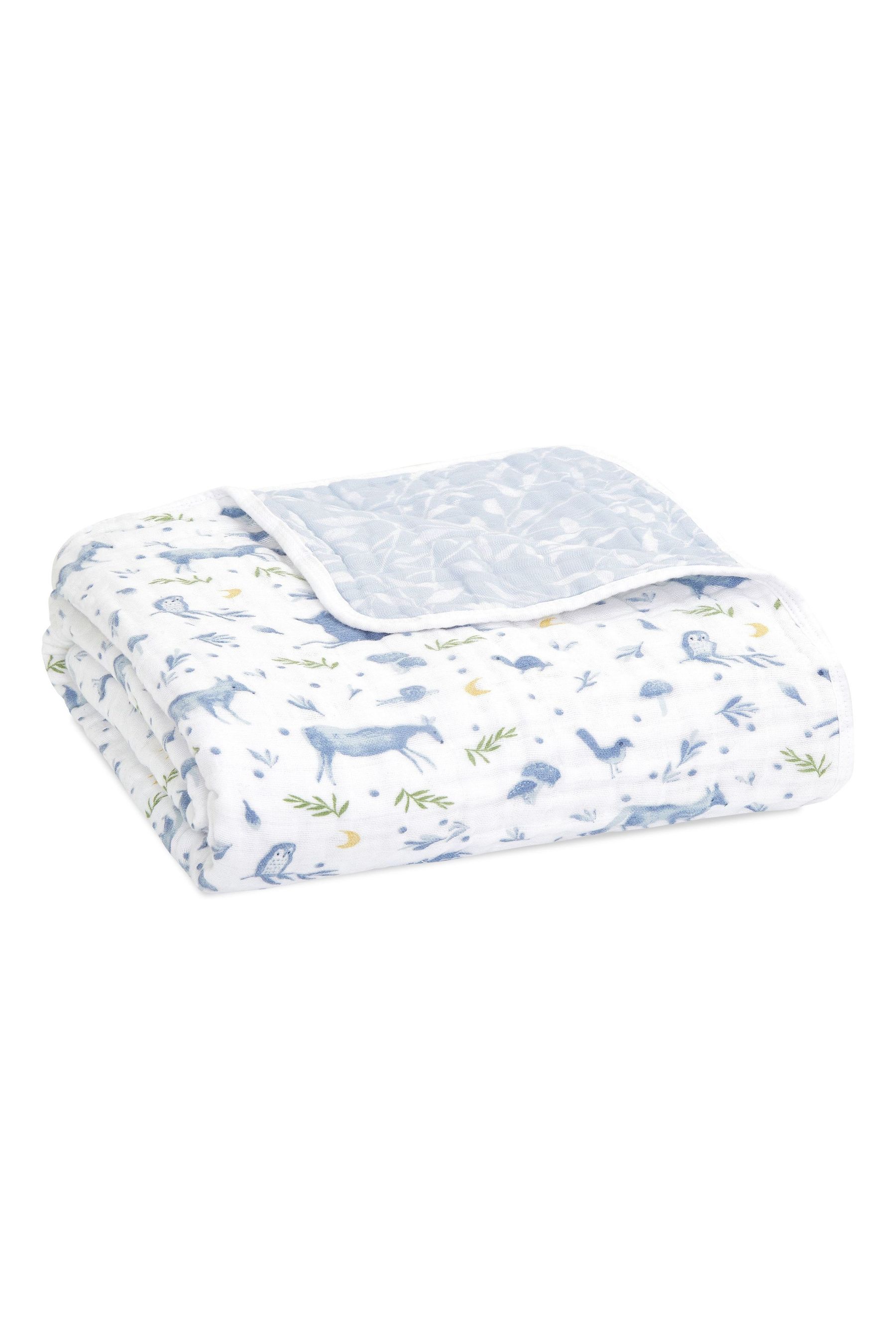 Buy aden anais Outdoor Animal Kingdom Organic Cotton Muslin Dream Blanket from Next Luxembourg