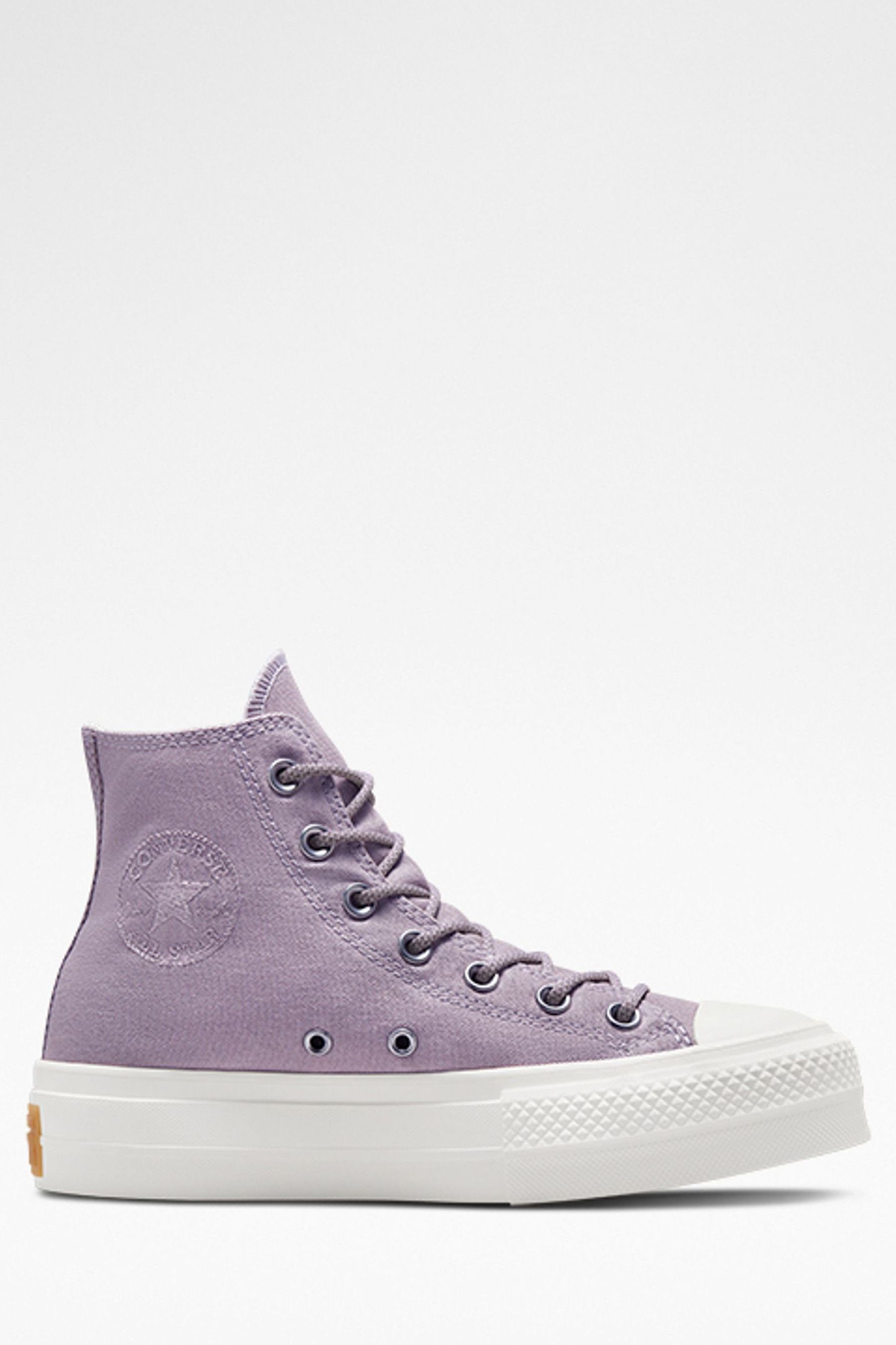 Buy Converse Lilac Purple Lift Platform High Top Trainers from Next Austria