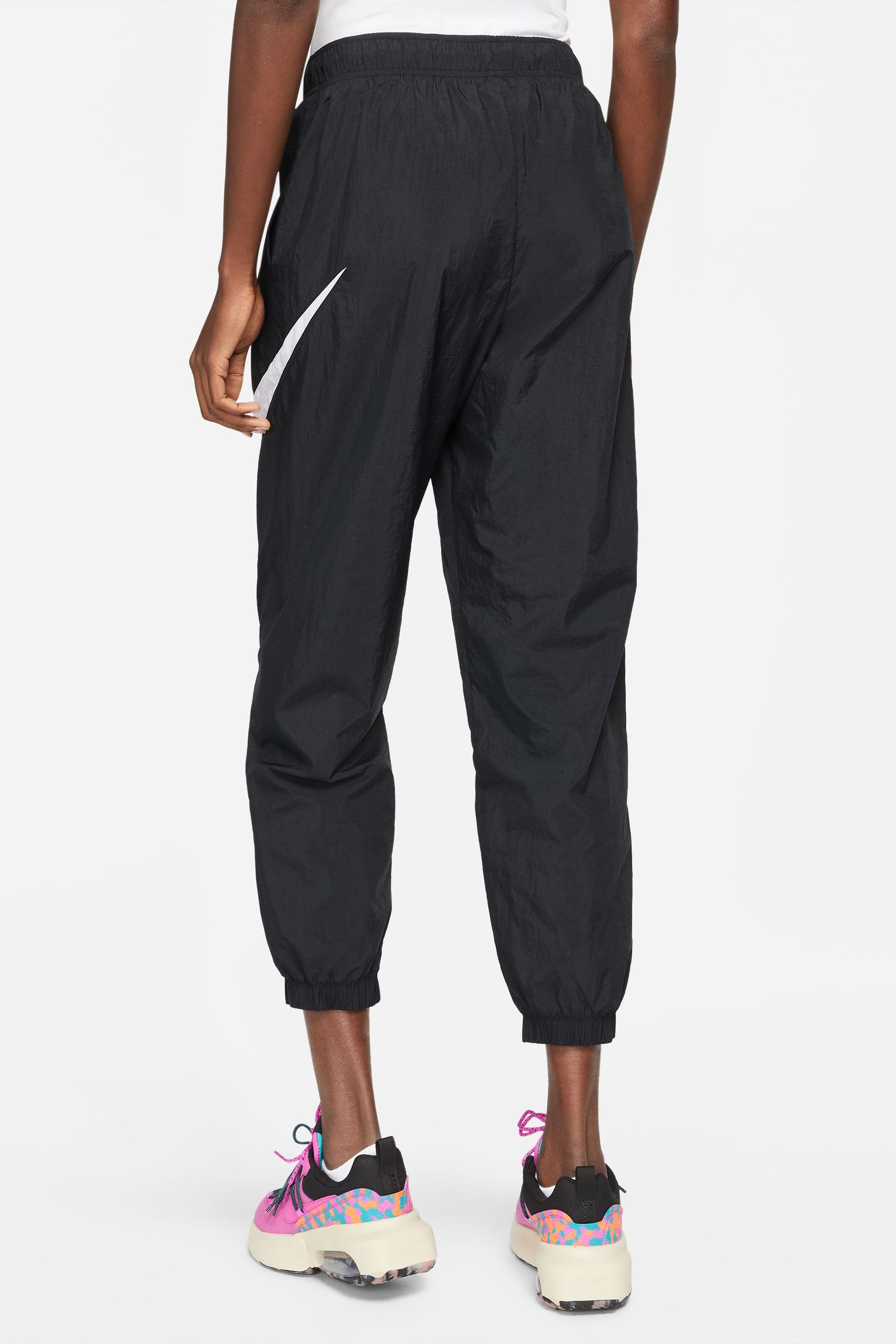 Nike logo woven joggers in black on sale