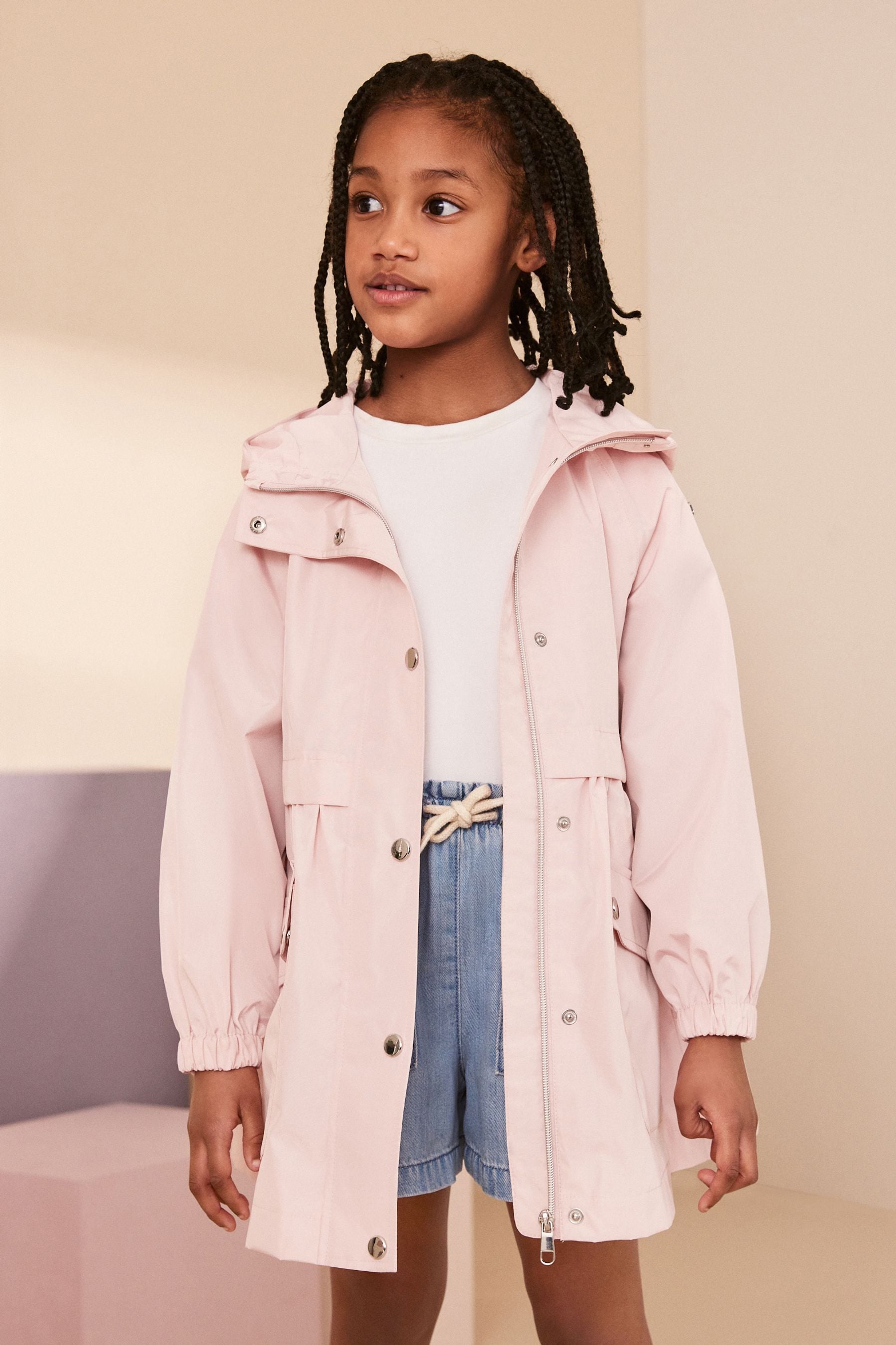 Next pink raincoat new arrivals