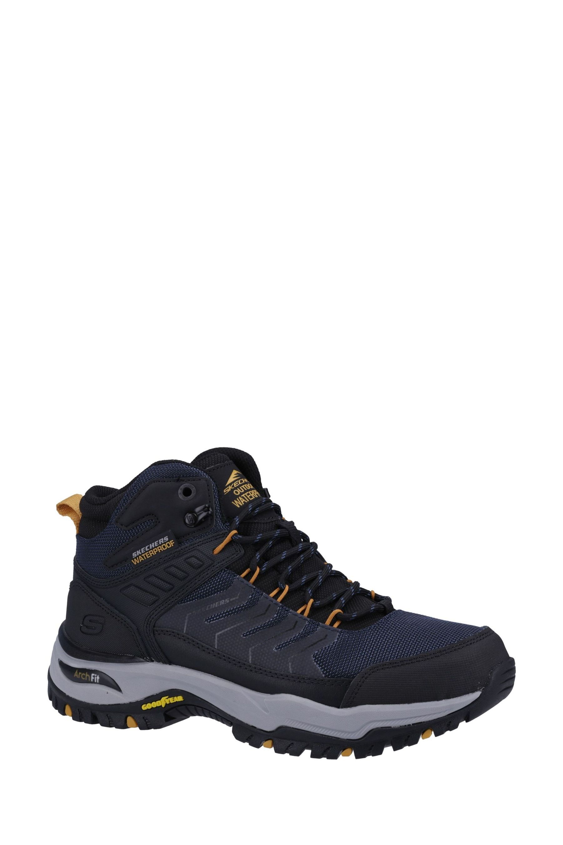 Buy Skechers Blue Arch Fit Dawson Raveno Hiking Mens Boots from the Next UK online shop