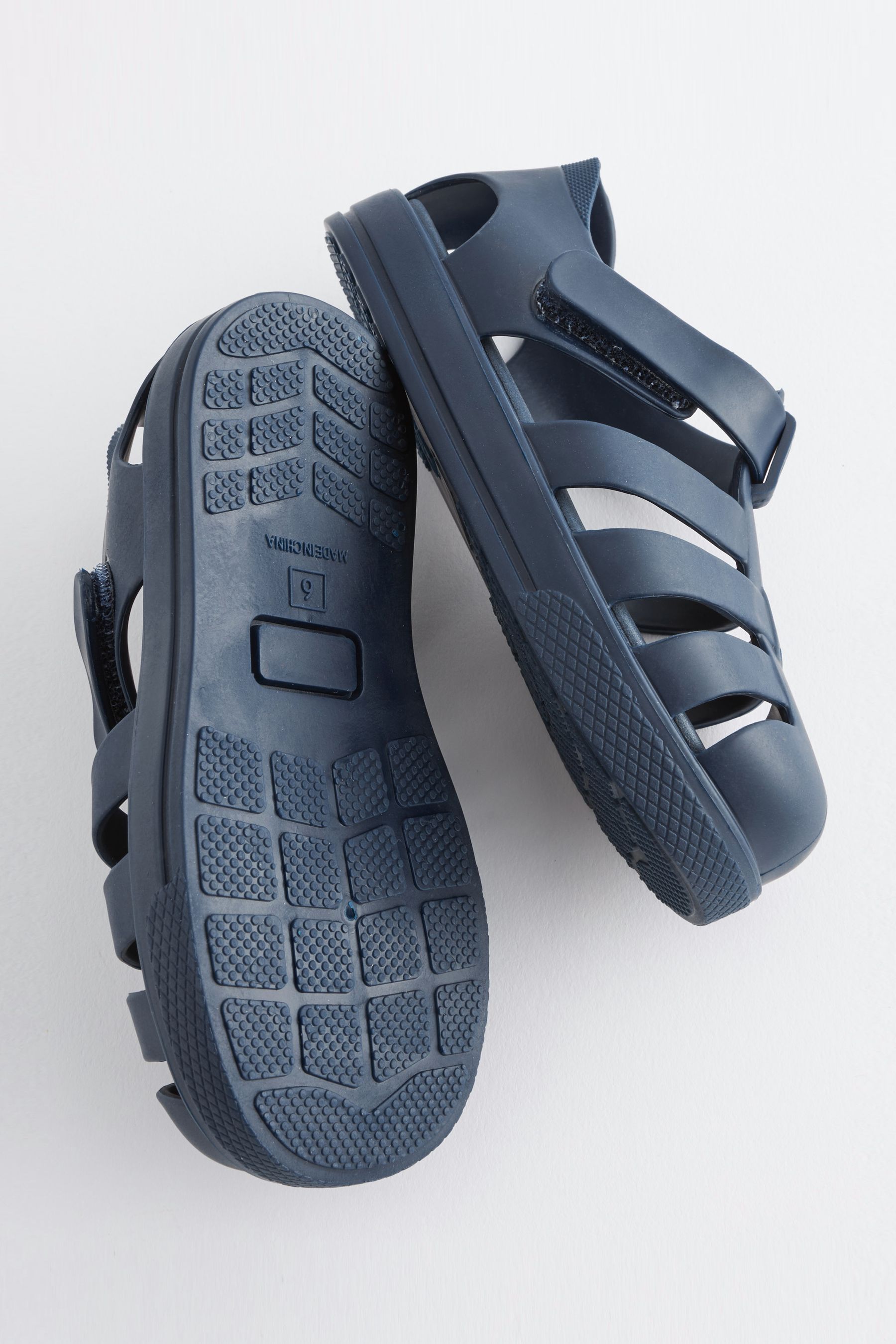Navy jelly shoes store