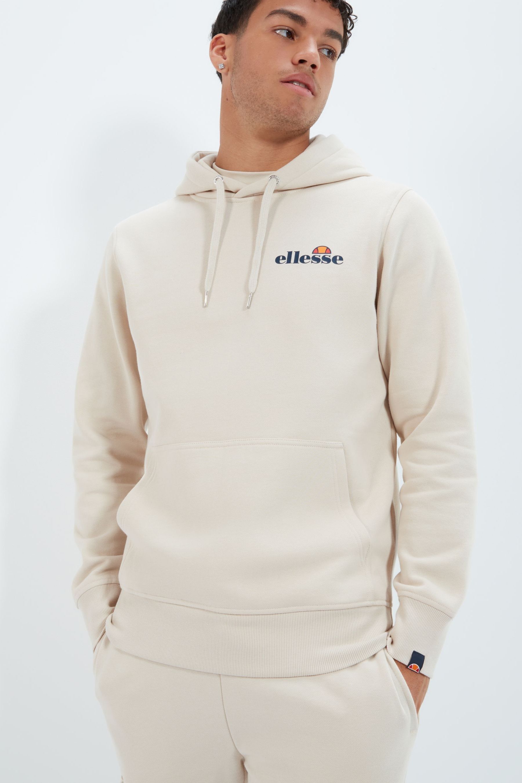 Buy Ellesse Olevano OH Brown Hoodie from Next Austria