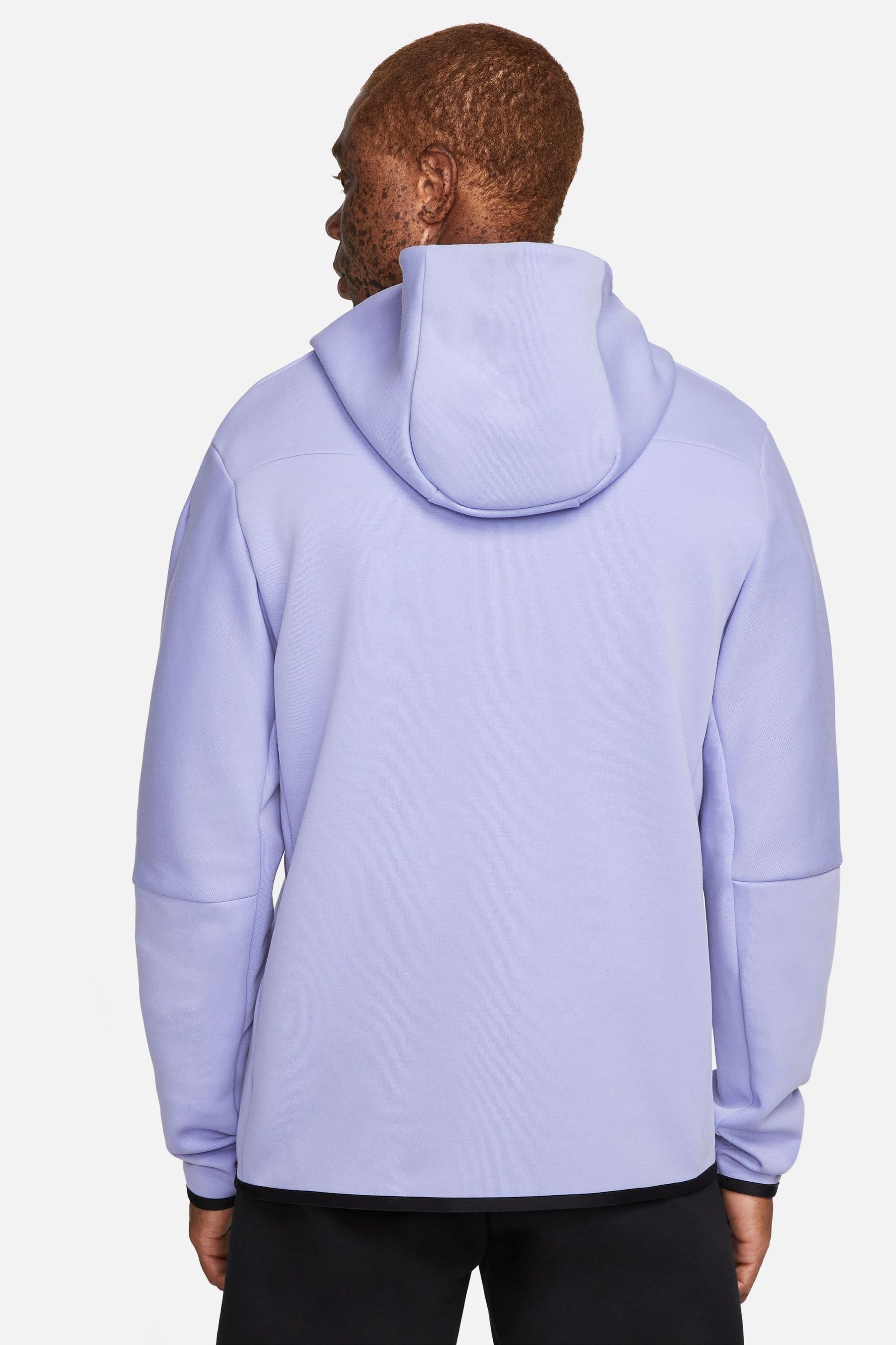 Buy Nike Lilac Purple Tech Fleece Zip Through Hoodie from Next Lithuania