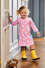 JoJo Maman Bébé Yellow Classic Wellies - Image 3 of 3