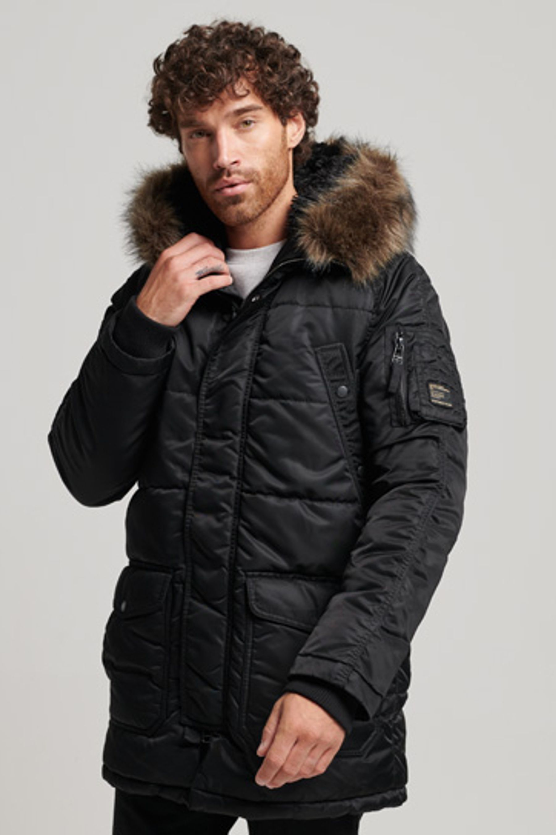 Chinook Faux Fur nuptial Parka Coat