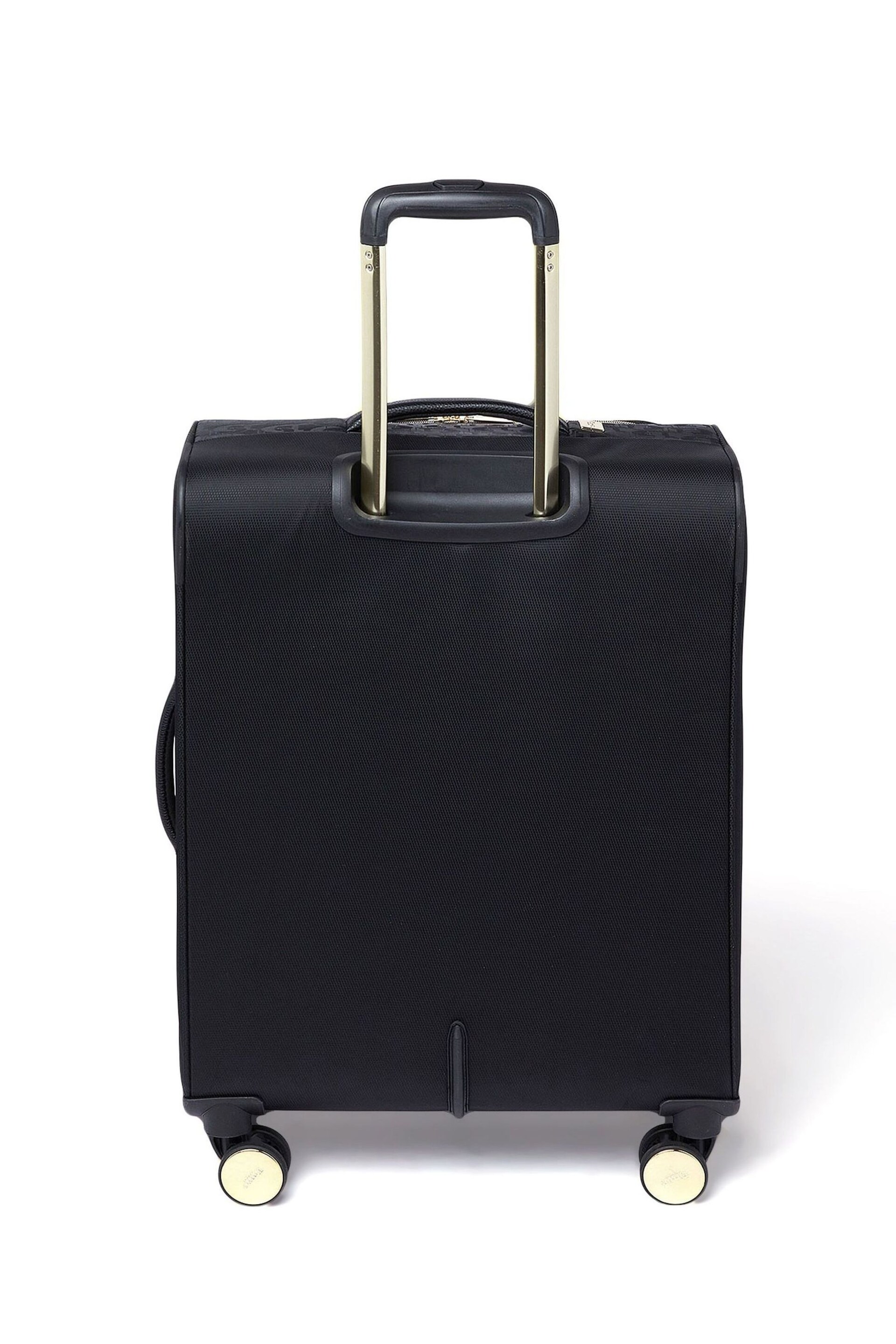 Dune London Black Oriel Monogram 66cm Medium Suitcase - Image 2 of 4