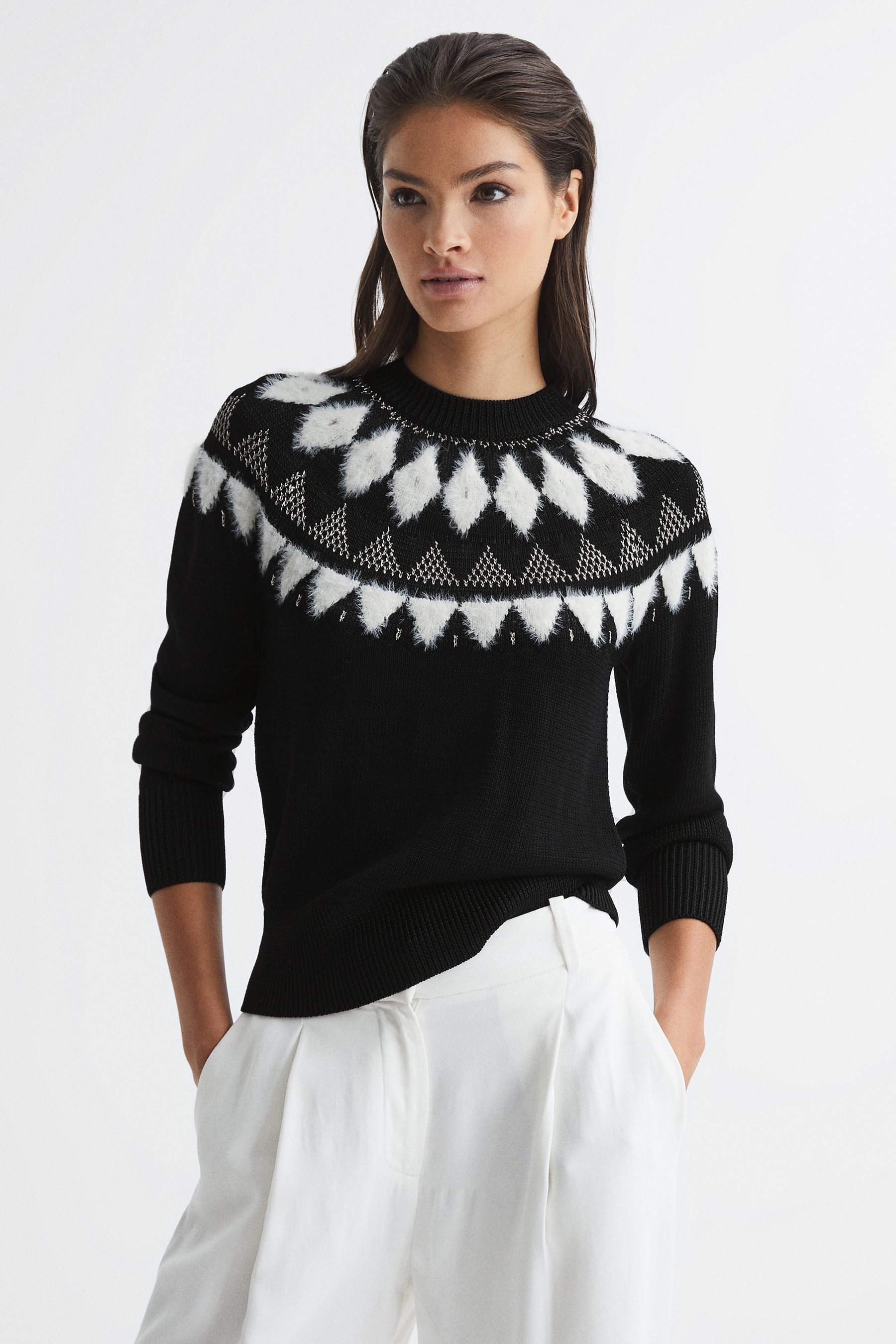 Reiss metallic jumper clearance