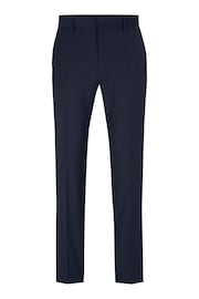 BOSS Blue Slim Fit Suit :Trousers - Image 6 of 7