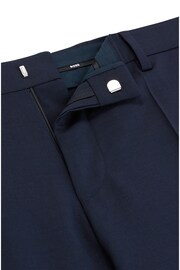 BOSS Blue Slim Fit Suit :Trousers - Image 7 of 7