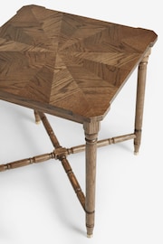 Nina Campbell Dark Oak Tedworth Side Table - Image 5 of 6