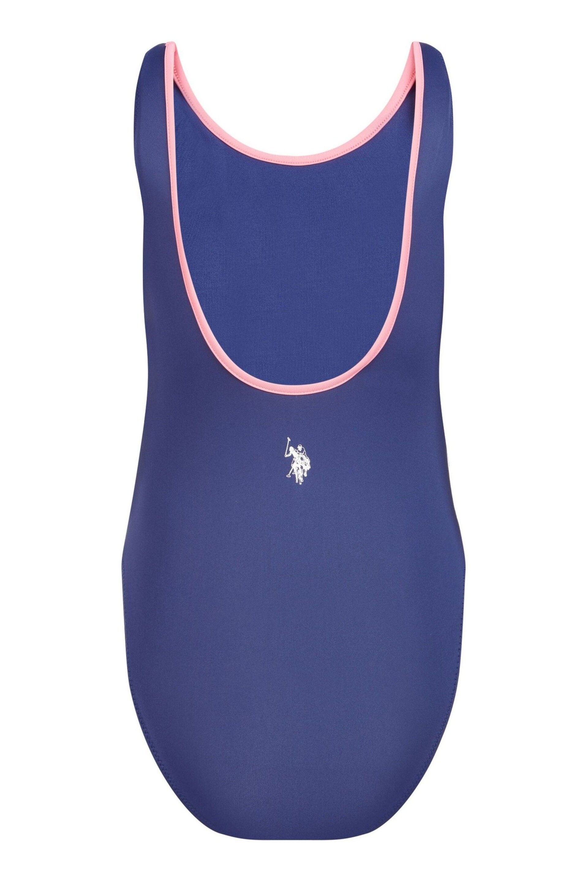 U.S. Polo Assn. Blue Sport Logo Swimsuit - Image 2 of 3