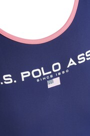 U.S. Polo Assn. Blue Sport Logo Swimsuit - Image 3 of 3