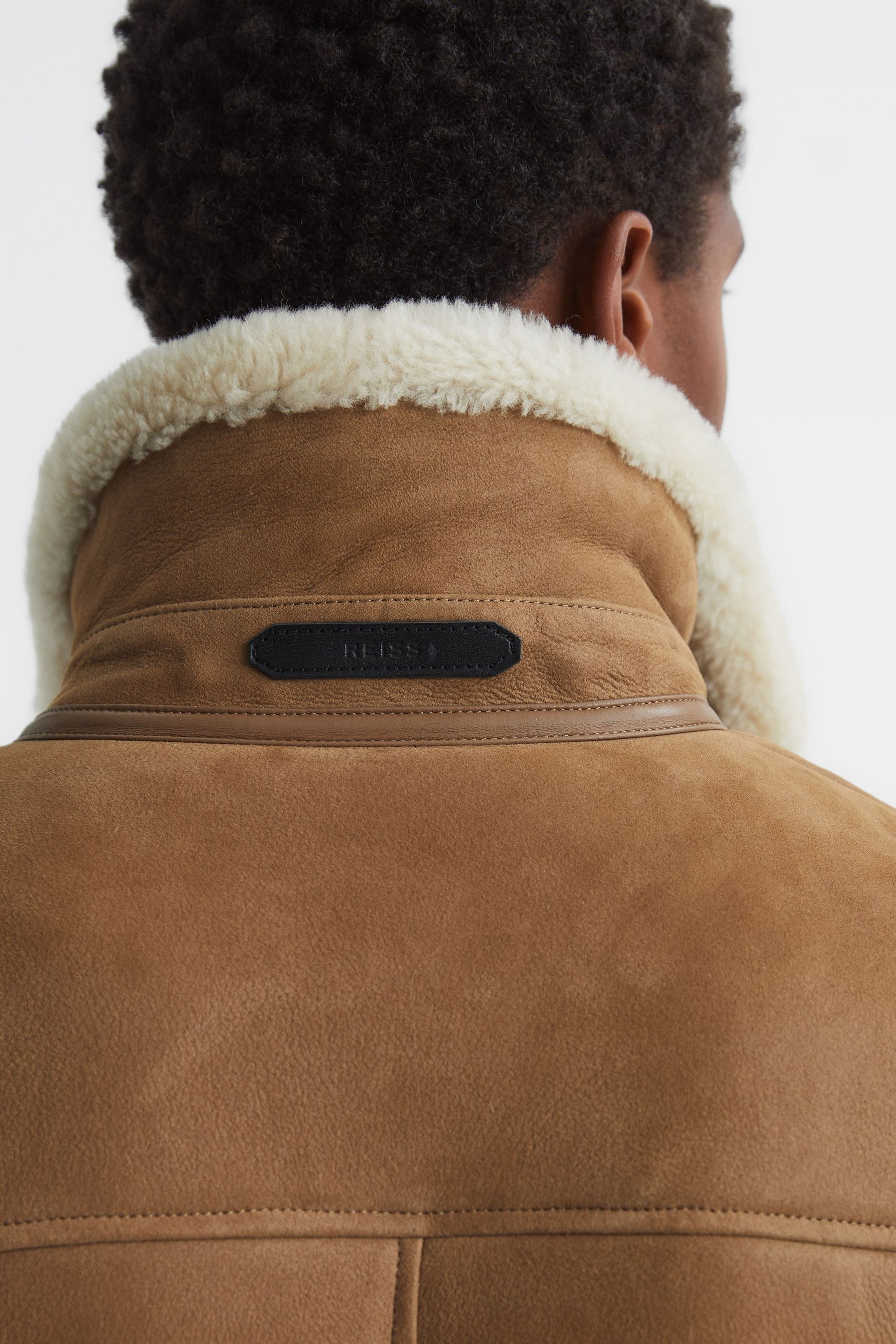 Next shearling jacket clearance