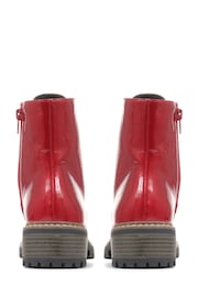 Pavers Red Pavers Ladies Lace Up Ankle Boots - Image 3 of 6