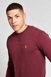 U.S. Polo Assn. Windsor Wine Core FT Crew Sweatshirt - Image 3 of 6