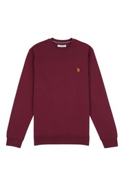 U.S. Polo Assn. Windsor Wine Core FT Crew Sweatshirt - Image 4 of 6