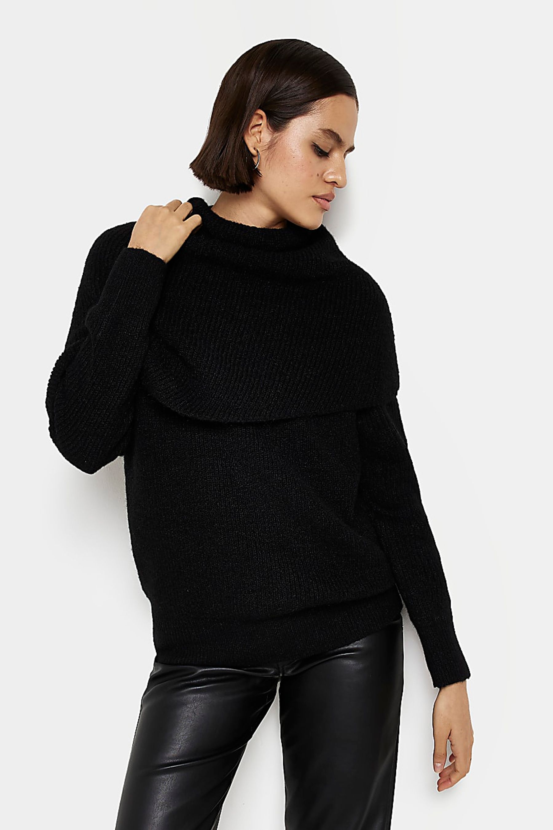 River island black jumper store