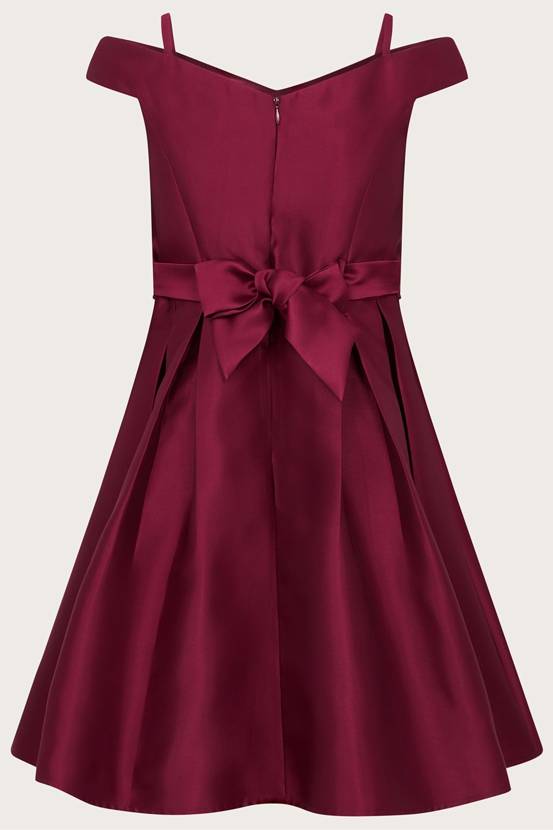 Monsoon red bardot dress store