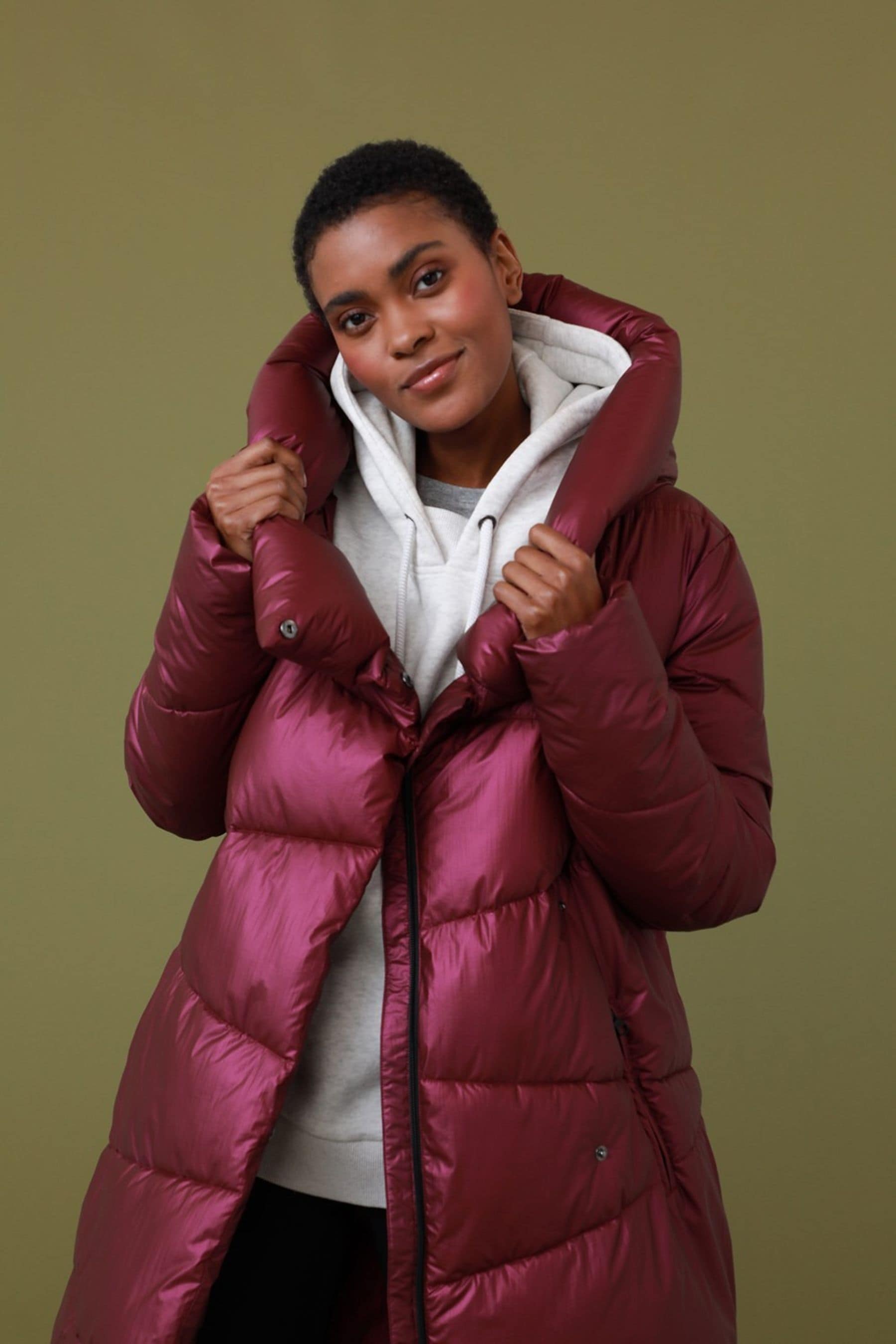 Active padded coat sales