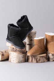 Lakeland Leather Black Ladies Sheepskin Boots Slippers - Image 5 of 5
