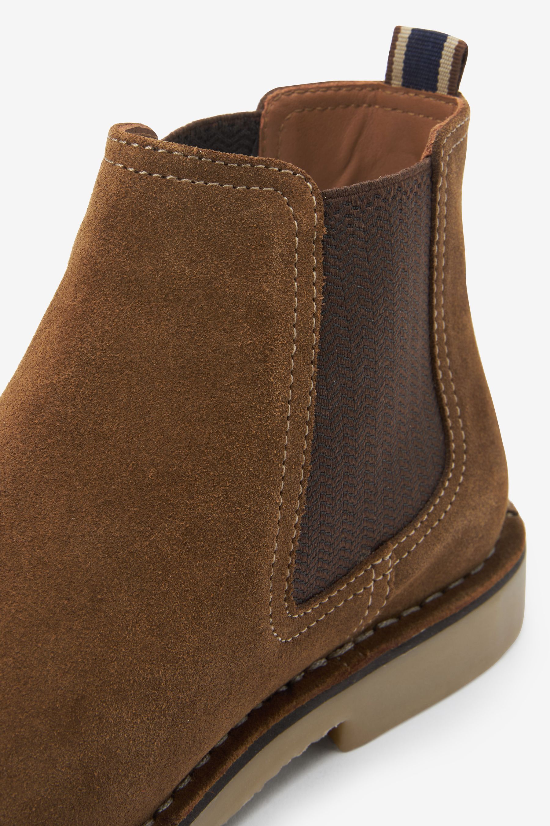Buy Joules Tan Brown Suede Chelsea Boots from the Next UK online shop