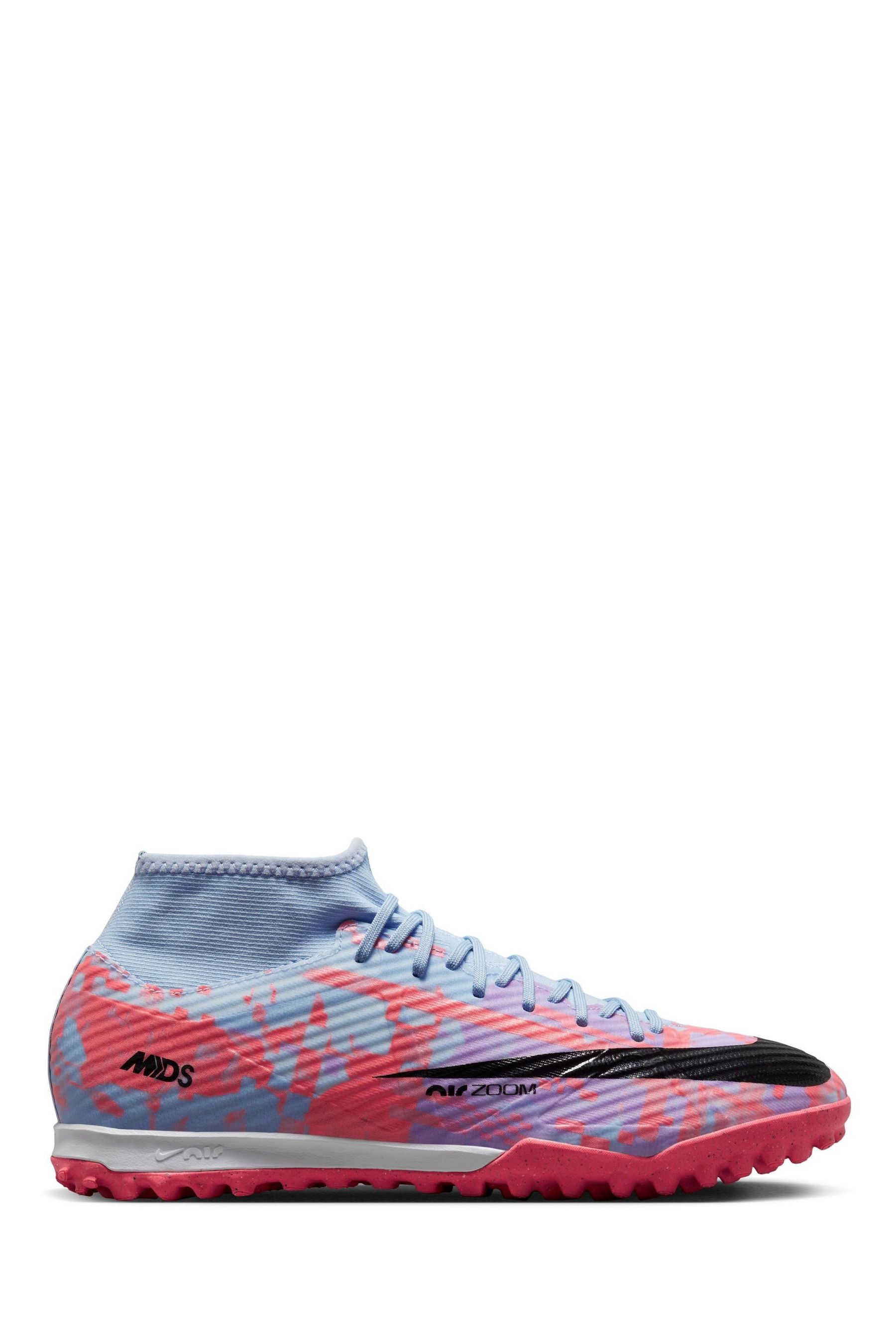 Buy Nike Blue Football Zoom Superfly 9 Academy Turf Ground Football Boots from Next Luxembourg