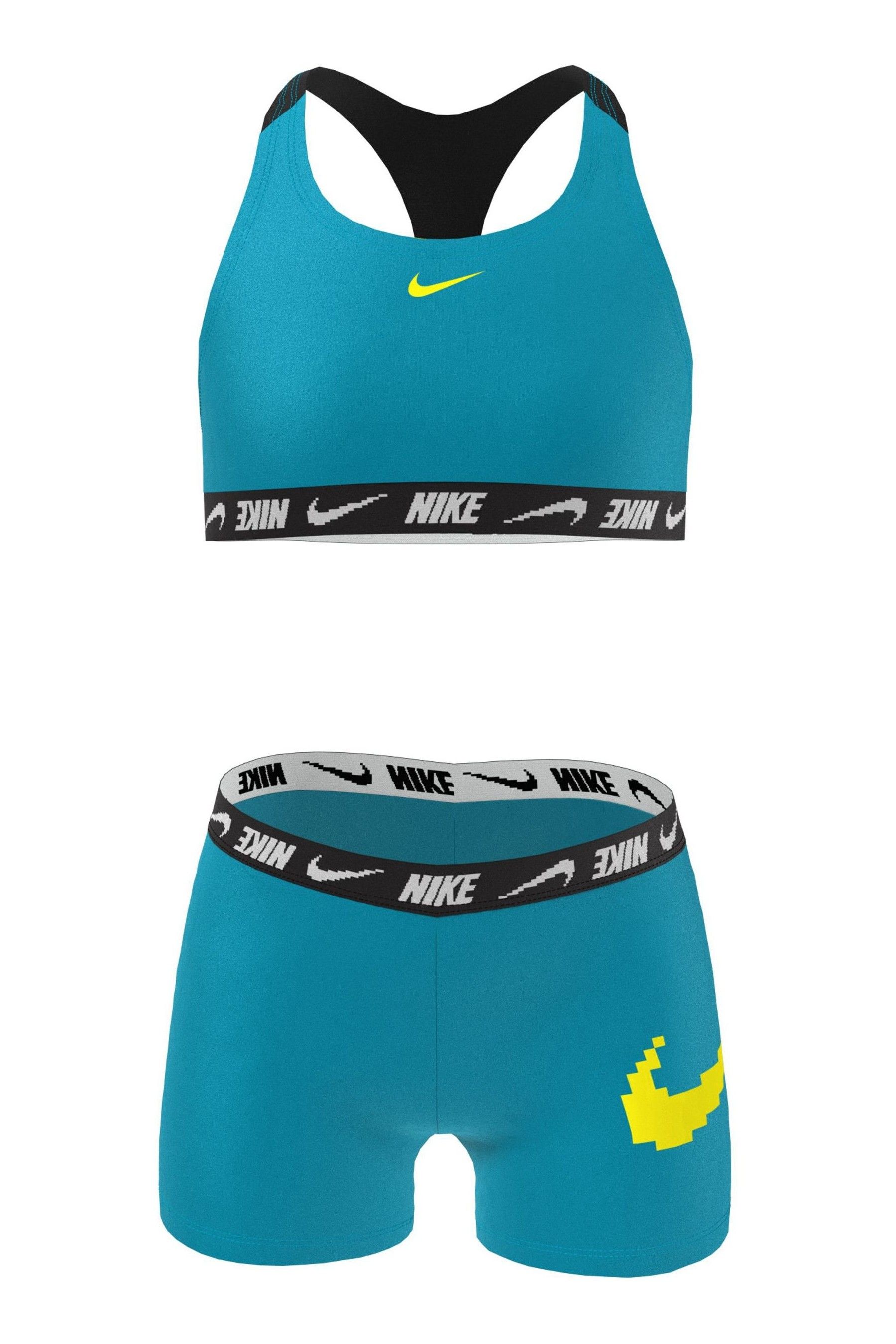 Buy Nike Blue Logo Tape Shorts Bikini from Next Austria