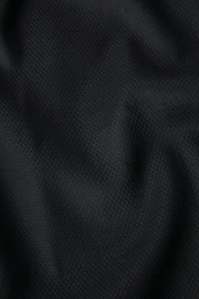 Black Slim Fit Signature Textured Single Cuff Shirt With Trim Detail - Image 8 of 8