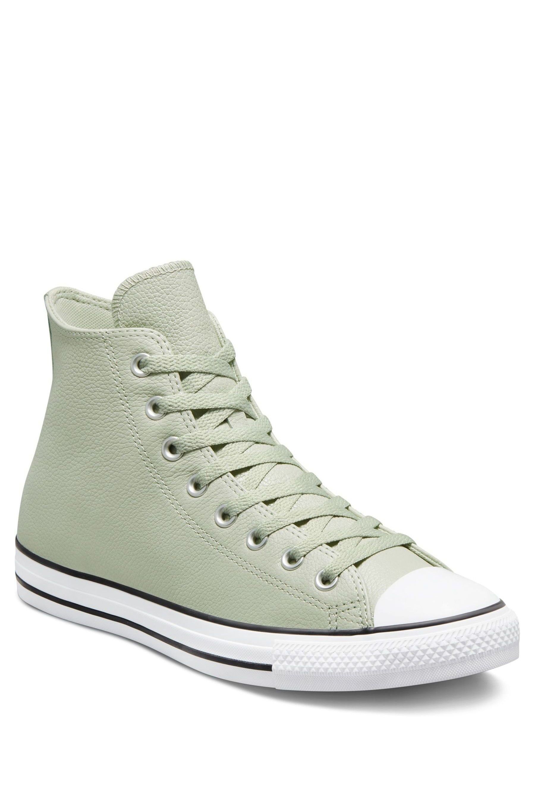 Jungle green converse high tops best sale