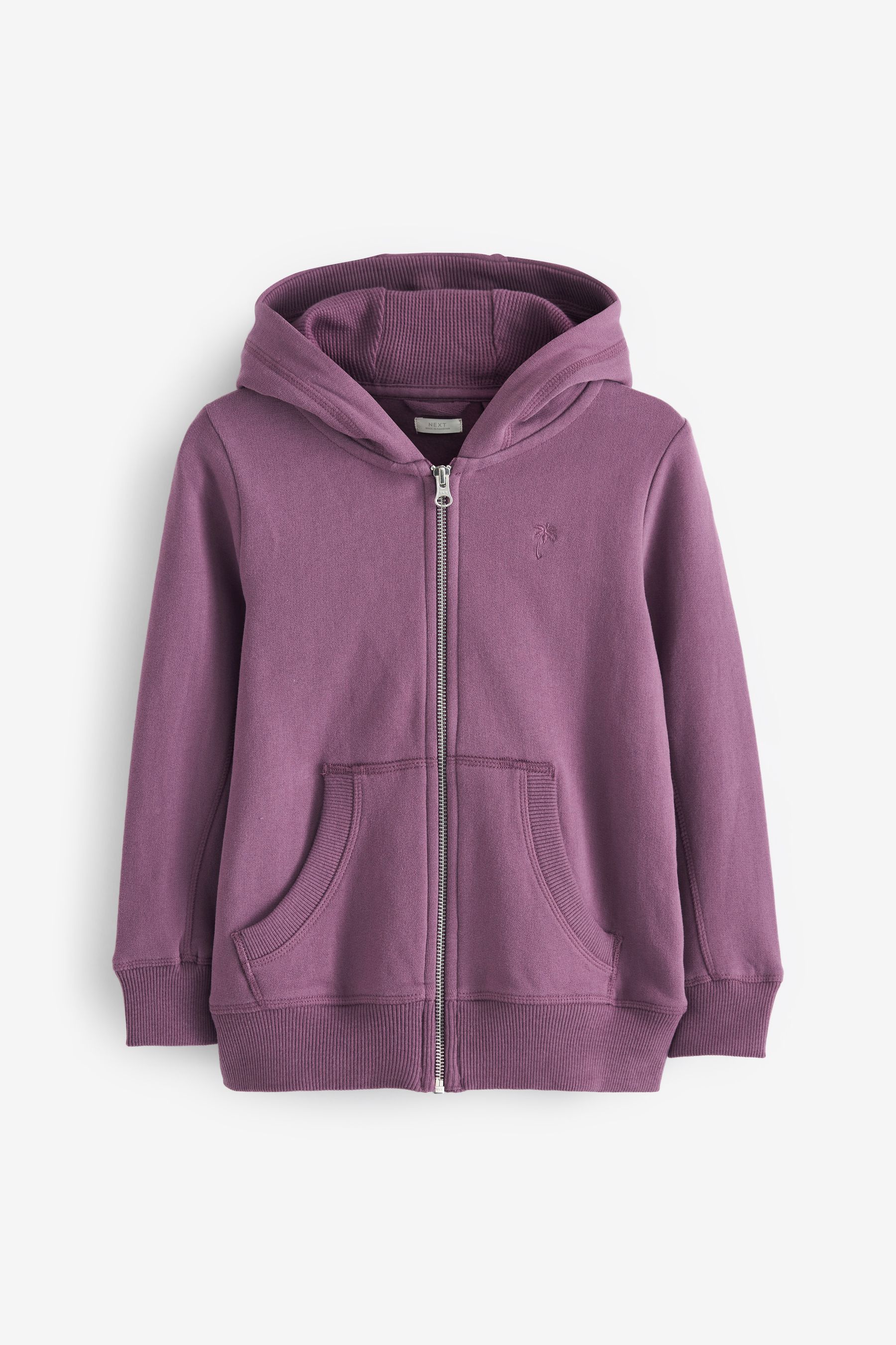 Buy Berry Purple Zip Through Hoodie 3 16yrs from the Next UK online shop