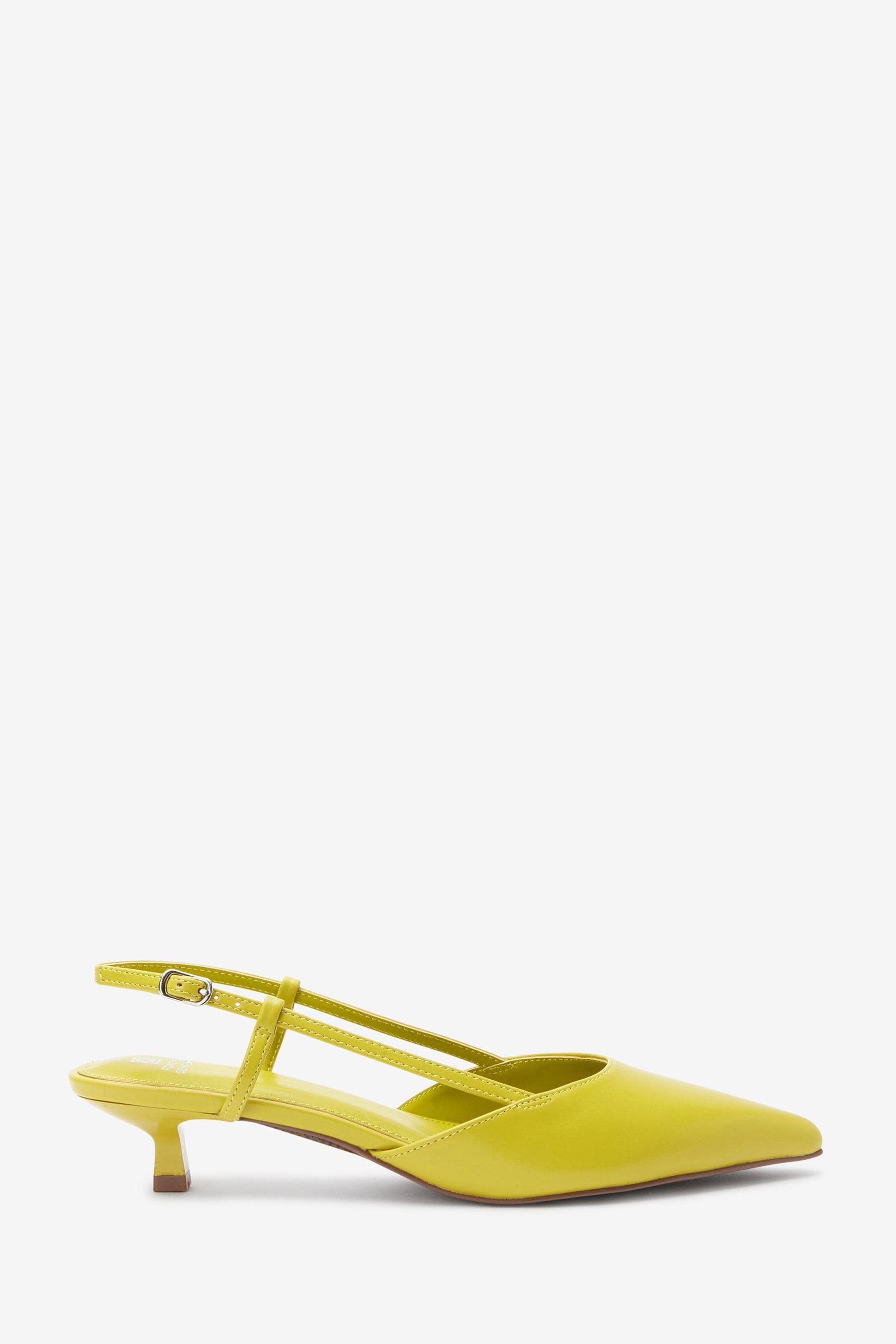 Buy Lime Green Forever Comfort Low Heel Point Slingback Shoes from Next Luxembourg