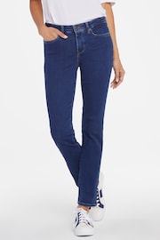 NYDJ Blue Sheri Slim Jeans - Image 1 of 4