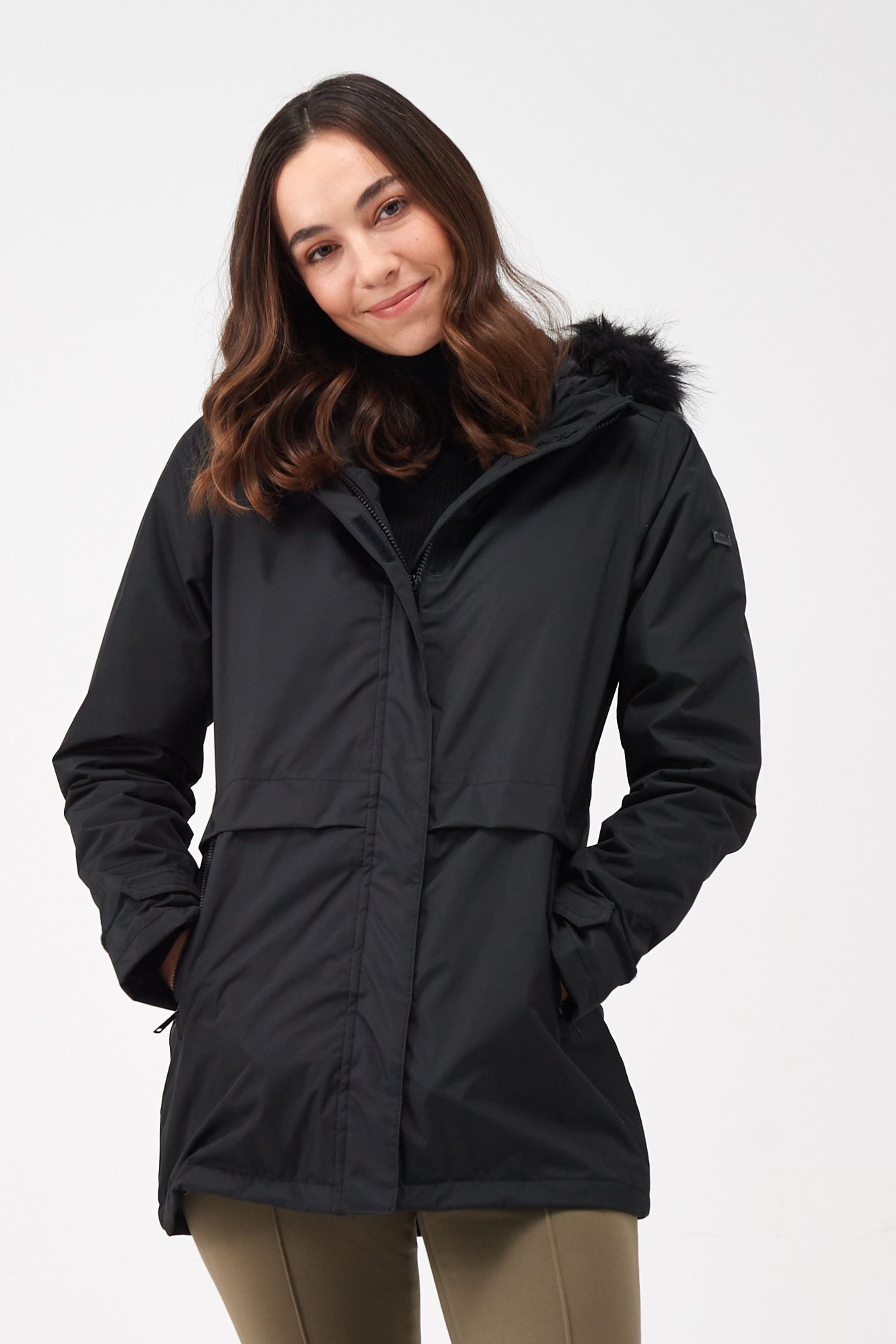 Buy Regatta Black Myla II Waterproof Insulated Thermal Jacket from Next Luxembourg